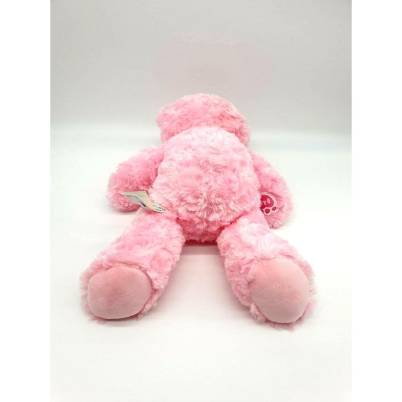 Build A Bear Pink Stuffed Plush Animal Toy Heart Nose Clean Valentine Gift Girl - Picture 8 of 8